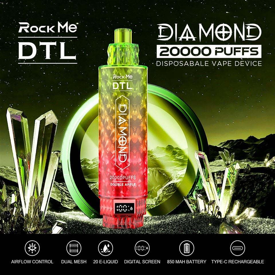Luckee RockMe Diamond 20000puffs DTL Disposable Vape best