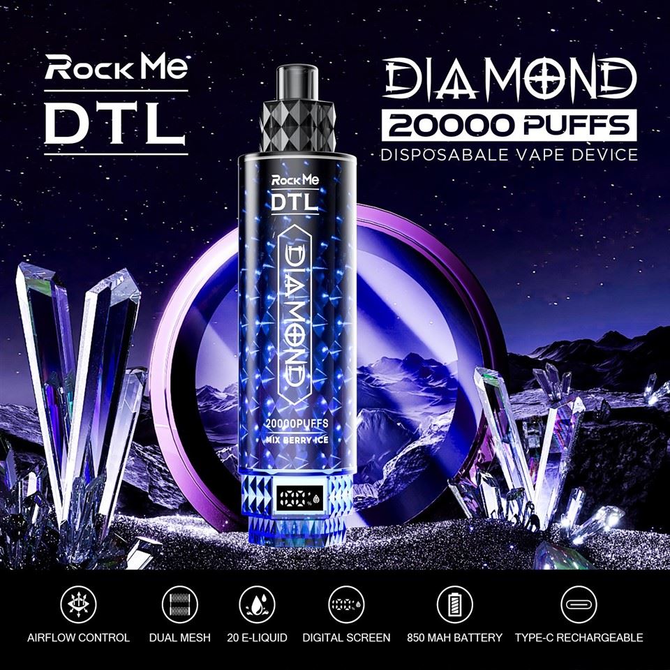 Luckee RockMe Diamond 20000puffs DTL Disposable Vape